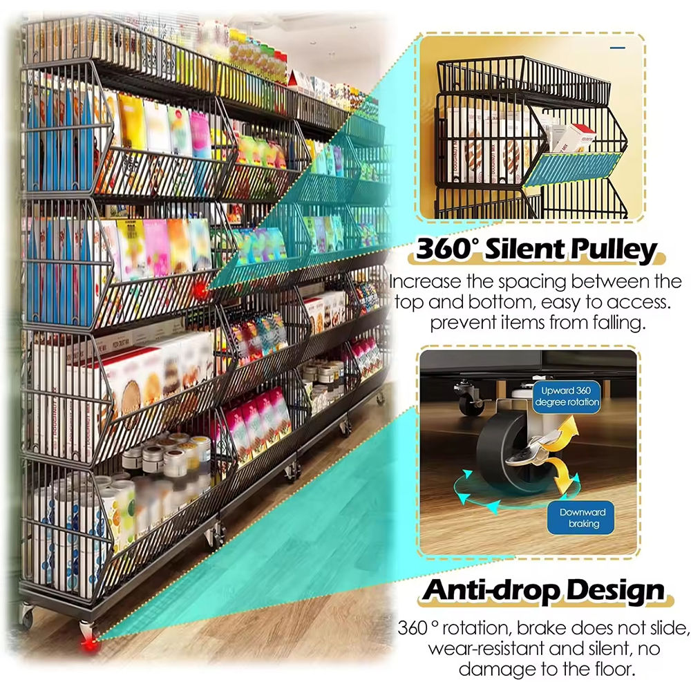 Shelf Display Rack for Supermarket